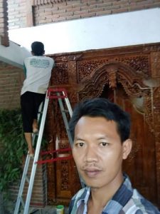 Pemasangan Gebyok