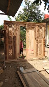 Karya terbaru gebyok minimalis tanpa lengkung