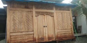 Gebyok tebeng rumah joglo kayu jati