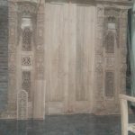 Gebyok minimalis dengan ukuran lebar 250 cm