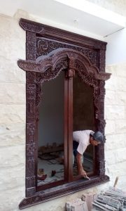 Jendela gebyok lebar 150 tinggi 200 cm