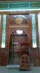 Mihrab masjid ukir dan khot kaligrafi
