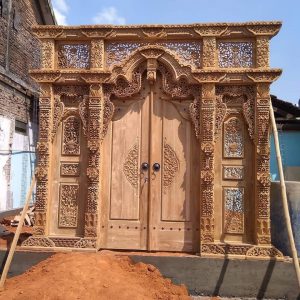 Pintu ukir jati gebyok terbaik