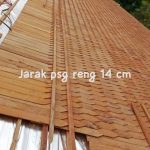 Sirap kayu ulin kuat dan tahan cuaca