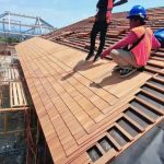 Sirap kayu ulin kuat dan tahan cuaca